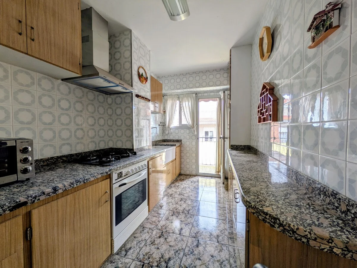 cocina, comedor, aseo, terraza