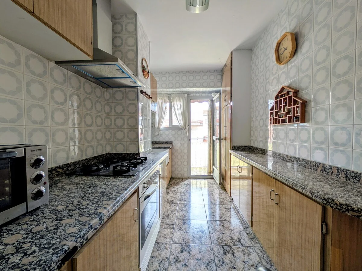 cocina, comedor, aseo, terraza