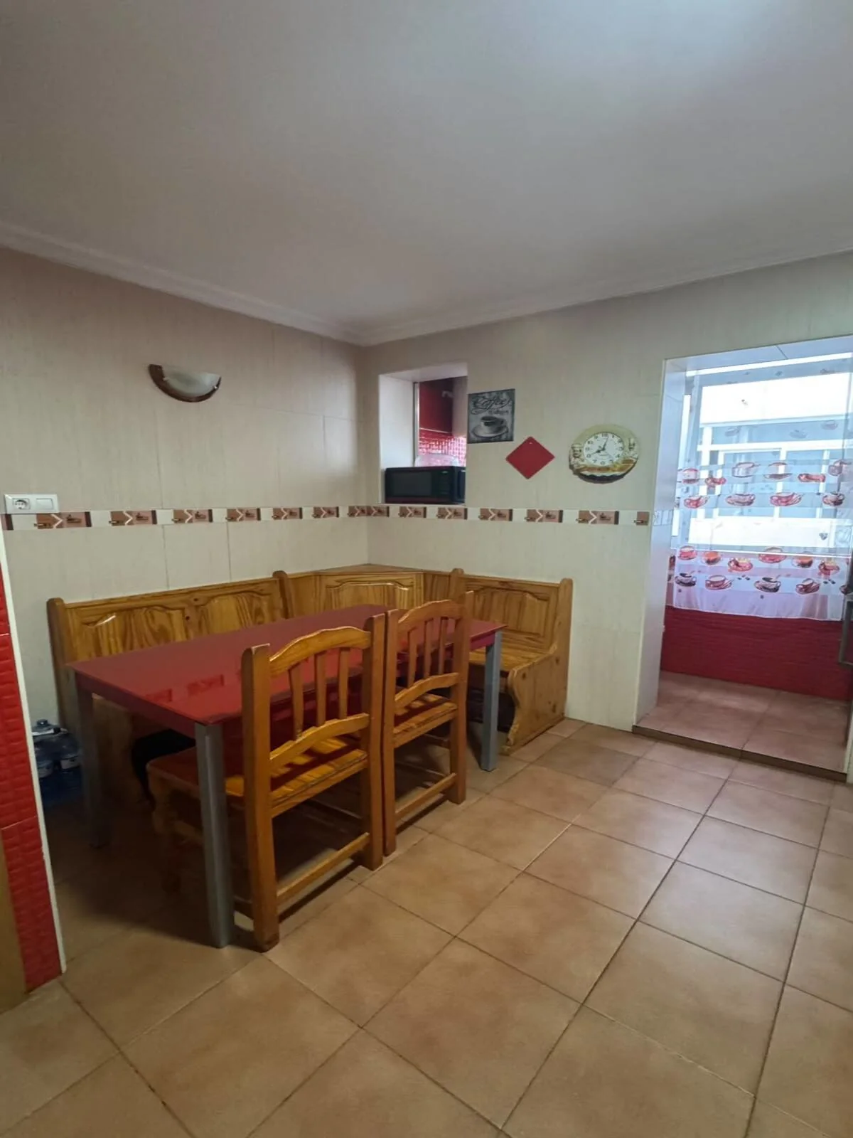 cocina, comedor, aseo, terraza